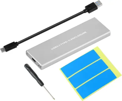 Zdjęcie produktu dla USB3.1 Dysk twardy Case Zewnętrzny dysk twardy biały
