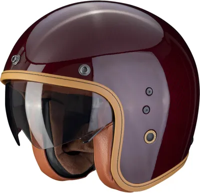 Produktbild von Scorpion Belfast Evo Carbon Red Jethelm, rot, XL (60/61)
