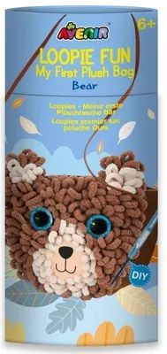 Obrázok produktu pre Zestaw kreatywny do szycia torebki Miś Loopie Fun