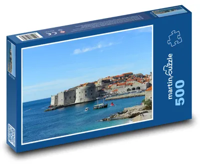 Zdjęcie produktu dla Puzzle 500 Dubrownik - stare miasto, Chorwacja - martinpuzzle