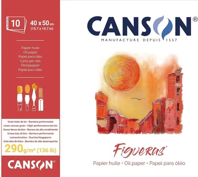 Immagine prodotto di CANSON C31085P006 CANSON Blocco carta da disegno "Figueras", 400 x 500 mm, 290 g/m²