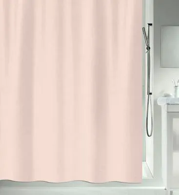 Produktbild von Spirella Anti-Schimmel Duschvorhang - Anti-Bakteriell, waschbar, wasserdicht - Polyester, „Primo “ 180x200cm Rosa