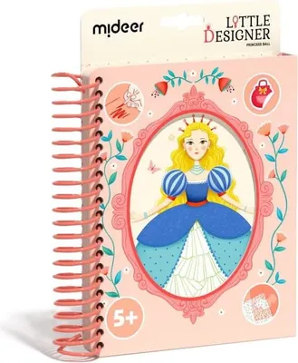 Immagine prodotto di Il taccuino creativo della piccola designer - il ballo delle principesse, Mideer