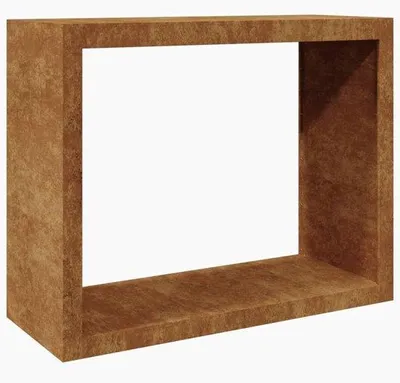 Productafbeelding van Brandhoutrek, brandhoutrek, brandhouthouder, brandhoutstandaard, brandhoutrek, haardhoutopslag, brandhoutopslag, 100 x 40 x 80 cm (l x b x h) Cortenstaal