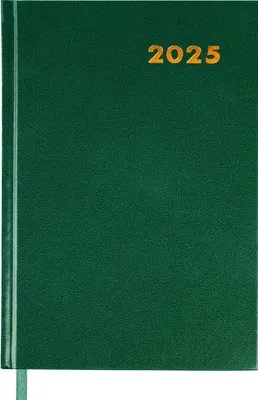 Produktbild von EASY Kalender 2025 Terminbuch Buchkalender Büro-Kalender A5 Terminplaner Tageskalender 1 Tag 1 Seite Jahresplaner Grün1