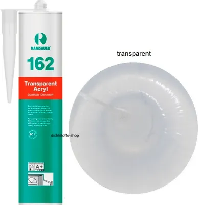 Produktbild von Ramsauer 162 Transparent Acryl 1K Acryl Dichtstoff 310ml Kartusche