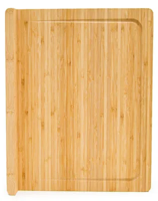 Produktbild von Massives Schneidebrett mit Kante 44x34x2 Schneidbrett Holzbrett mit Kante