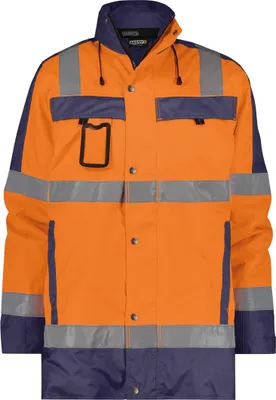 Produktbild von DASSY Warnschutzjacke LIMASOL Parka orange/blauGr.  XXL