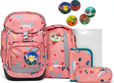 Produktbild von ergobag Schulranzen Pack-Set 6-teilig ZitronenfaltBär lachsfarben