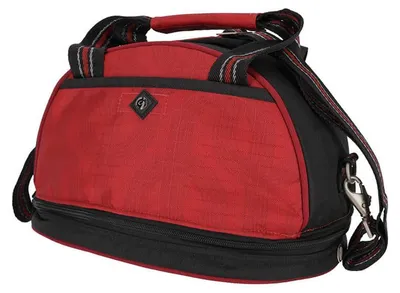 Obrázek produktu pro Taška na jezdeckou helmu QHP Collection, barva: sunset red
