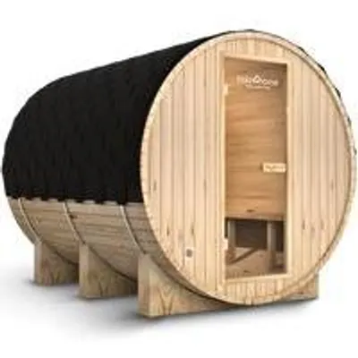 Produktbild von Fasssauna XL Pini wood Outdoor Sauna inkl. Ofen (mit Montage)
