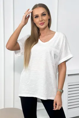 Produktbild von Kesi Kurzarm-T-Shirt für Frauen Branet weiß Universal