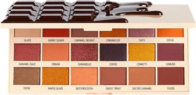 Produktbild von Makeup Revolution, I Heart, Eyeshadow Palette, Caramel Nudes Chocolate, 18 Shades, 18 g