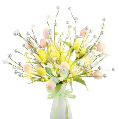 Imagen del producto de Omgoods - 5 huevos de Pascua artificiales para decoración