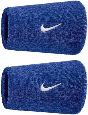 Image de Accessoires Nike Swoosh Classic Doublewide Bracelet 2 unités Bleu  Bleu Taille unique