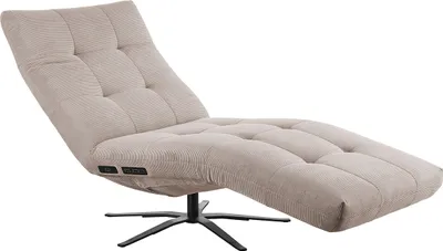 Produktbild von KAWOLA Relaxliege LETICIA motorisch Feincord beige