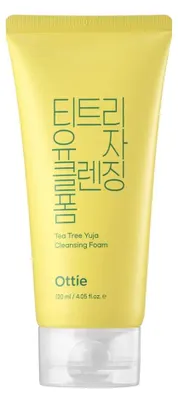Produktbild von Ottie, Tea Tree Yuja, beseitigt Unreinheiten, Reinigungsschaum, 120 ml