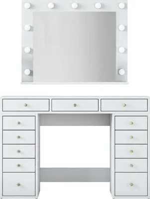 Image de Vicoli - Console, 120x45x82 cm Blanc, une étagère