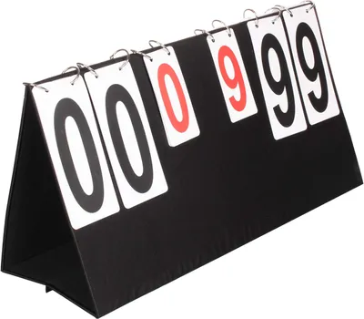 Zdjęcie produktu dla Tablica wskaźników Merco 0-99 punktów, zestaw 0-9 - 58x31x23 cm