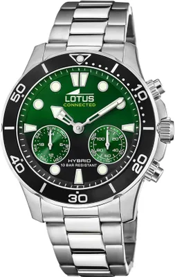 A close-up studio shot of a men's wristwatch.