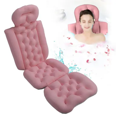 Obrázok produktu pre Ergonomický kúpeľový vankúš - Protišmykový - Vankúš pre hlavu a telo - 122 cm