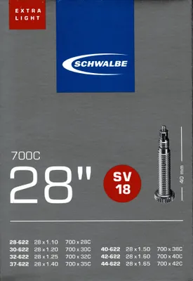 Produktbild von Schwalbe SV 18 28 Zoll Extra Light Schlauch Sclaverand Ventil