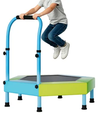 Image de Mini-trampoline pour enfants avec poignée réglable