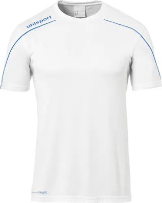 Produktbild von Uhlsport Fußball Stream 22 Trikot Kinder Kurzarmshirt weiß blau Gr 128