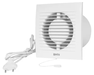 Produktbild von Europlast EE100WP – Elektroventilator E-EXTRA, Ø100mm mit Kabel und Schalter