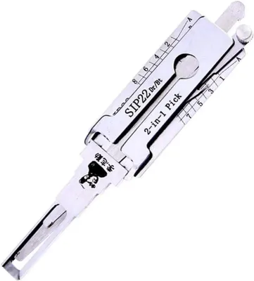 Immagine prodotto di Decodificatore Strumento Auto Lishi Originale SIP22 2-in-1 per Chiavi Fiat 500, Alfa Romeo, Iveco, Jeep, Dodge – Porte e Bagagliaio