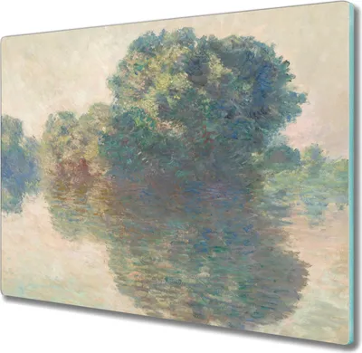 Produktbild von Coloray Kochplattenabdeckung Herdabdeckplatte 60x52 cm Hackbrett Schneidebrett Küchenbrett - Monet Seine in Givert