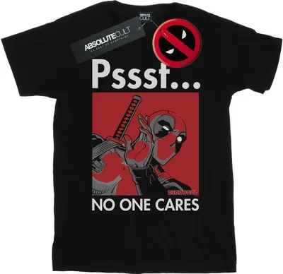 Produktbild von Marvel - "No One Cares" T-Shirt für Herren BI23043 (S) (Schwarz)