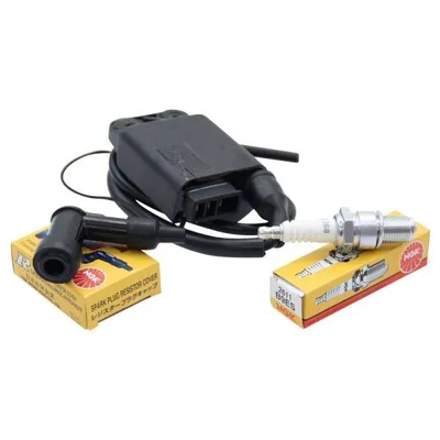Produktbild von CDI Zündspule offen + NGK Zündkerzenstecker + Zündkerze B9ES Piaggio Sfera TPH