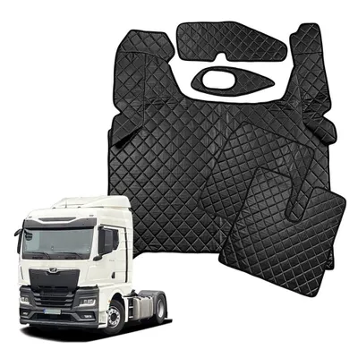 Produktbild von LKW Fußmatten Für MAN TGX ab 2020 - Tunnelabdeckung Truck LKW Schwarz LUX