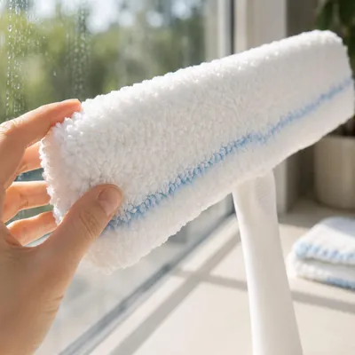 Image de AquaBLADE, serpillière de 35 cm avec manche | microfibre lavable
