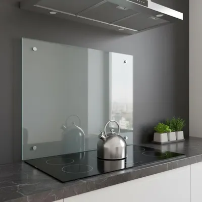 Zdjęcie produktu dla Mucola kuchnia splashback płytka splashback kuchnia ściana ochronna szkło 6mm ESG - szkło 90x55CM