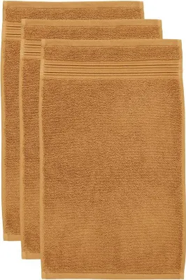 Produktbild von Beddinghouse 3er Set Gästehandtücher Sheer Farbe Ocker Größe 30x50x3
