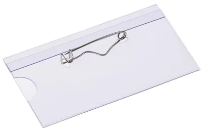 Zdjęcie produktu dla EUROPEL 121263 Namensschild, mit Wellennadel, 75 x 40 mm