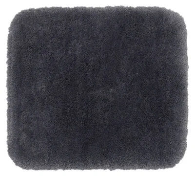 Zdjęcie produktu dla Mata łazienkowa – antracyt – 45 x 50 cm – poliester – z powłoką antypoślizgową