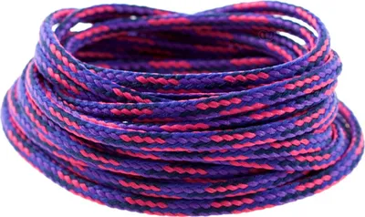 Produktbild von 3m Polyesterschnur 4mm mehrfarbig PES Kordel Polyesterkordel Flechtschnur , Farbe:blau/lila/rot/pink