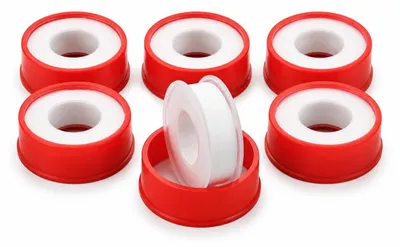Obrázek produktu pro Těsnicí páska z PTFE, 20 m x 15 mm, 6 rolí, bílá, pro instalace v koupelnách a sanitárních zařízeních