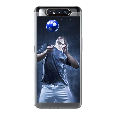 Produktbild von MuchoWow® Handyhülle Schutzhülle Hülle für Samsung Galaxy A80 Hochbegabter Fußballer Silikon Softcase Handy Hülle - Schutzdeckel
