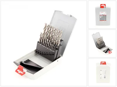 Obrázok produktu pre Bosch 2608587013 Bosch Metallbohrer-Set HSS-G mit Box 19 tlg. 1,0-10,0 mm