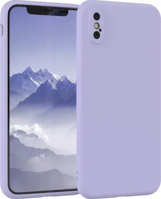 Produktbild von EAZY CASE - TPU Hülle für Apple iPhone X / XS, TPU Case stoßfeste Handyhülle, weiches Cover mit Kameraschutz, Silikonhülle in Lila