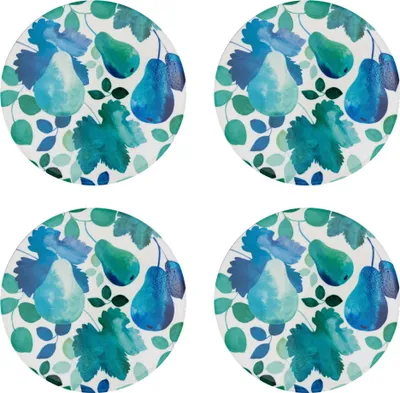 Produktbild von GIVERNY Keramikuntersetzer-Set 4-tlg., 10,5 cm, Keramik - Kork