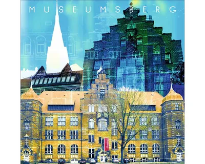 Produktbild von Glasbild Flensburg Museumsberg GLA1523 30x30 cm