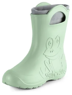Produktbild von Ladeheid Damen federleichte Eva Gummistiefel Regenschuhe gefüttert LA-CA-12 (Olivegrün, 40/41 EU)