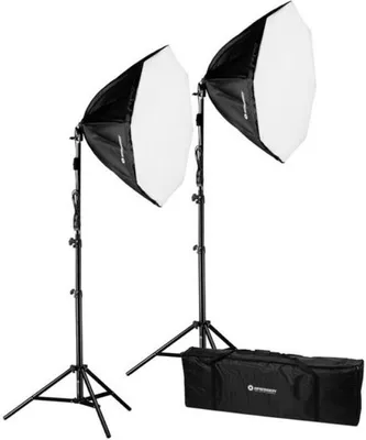 Produktbild von BRESSER BR-2860 LED Softbox-Tageslichtset 2x50W