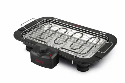 Image de Girmi BQ11 2000 W Gril électrique table noir, inox