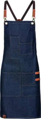 Produktbild von Latzschürze denim, Uni Fb. navy : 100% Baumwolle 180 g/m² : navy